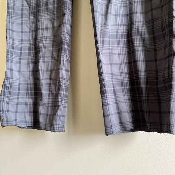 NIKE GOLF DRI FIT TOUR PERFORMANCE Pants Plaid Gray Black SZ 36x32 Stretch Mens - Picture 6 of 12
